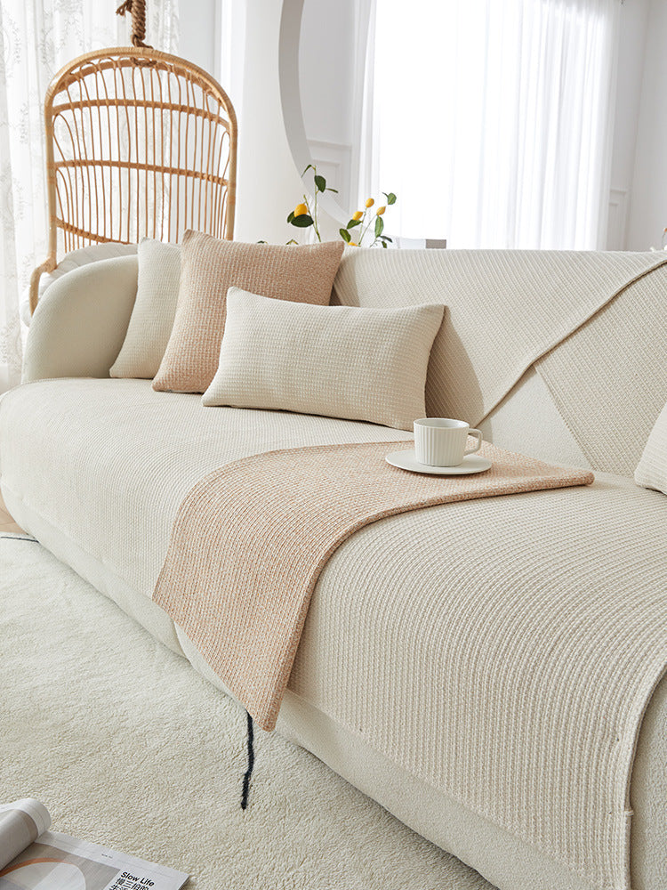 Cotton And Linen Fabric Non-slip Thickened Four Seasons Sofa Cover
