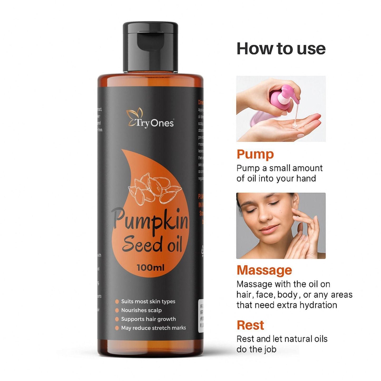 Pumpkin Seed Oil 100ML (Pack of 2)