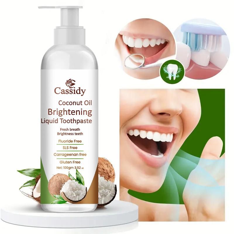 Coconut Oil Brightening Liquid Toothpaste 200 gm Pack of 2